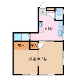 伊勢中川駅 徒歩7分 2階の物件間取画像